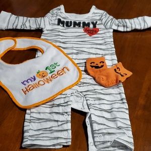 Baby's First Halloween Outfit Bundle 0-3 Months